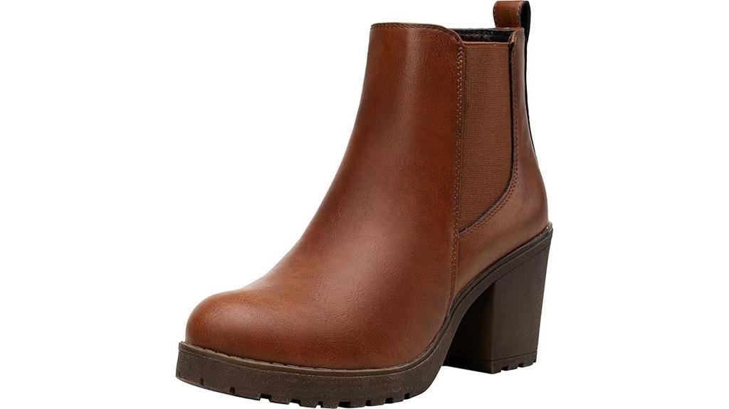 women s chunky ankle boots