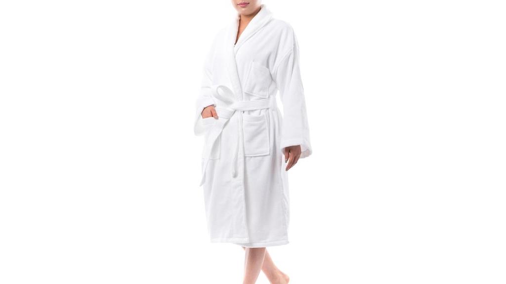 women s cotton terry bathrobe