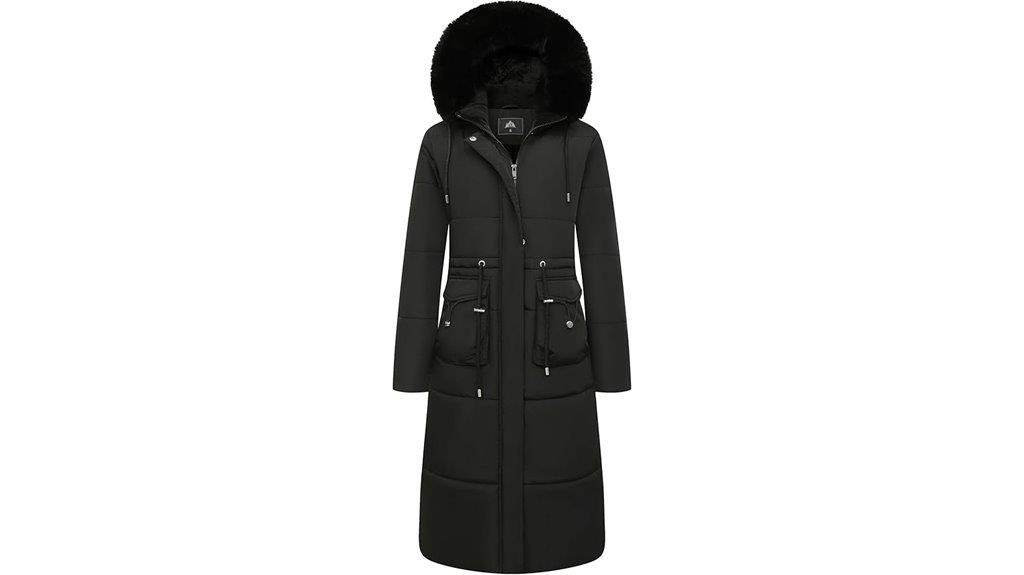 women s long winter puffer