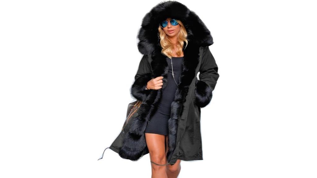 women s thick warm parka