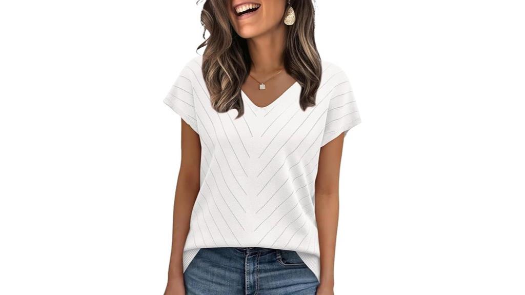 women s v neck summer sweater
