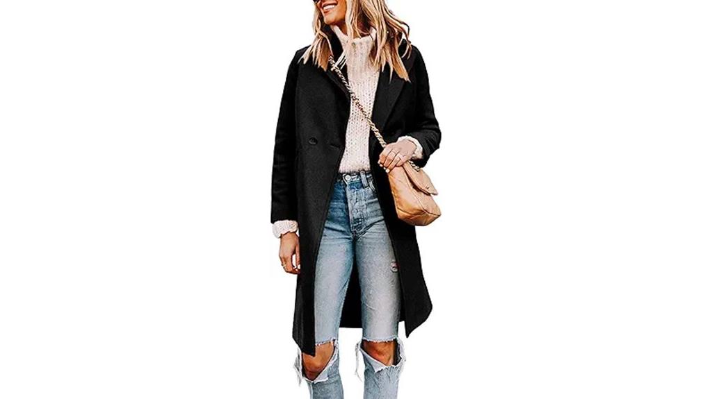 women s wool blend coat