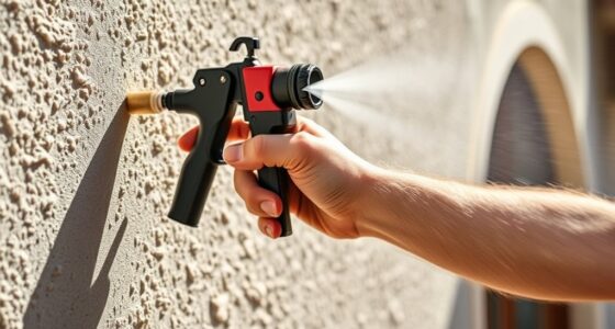 yes you can spray elastomeric paint