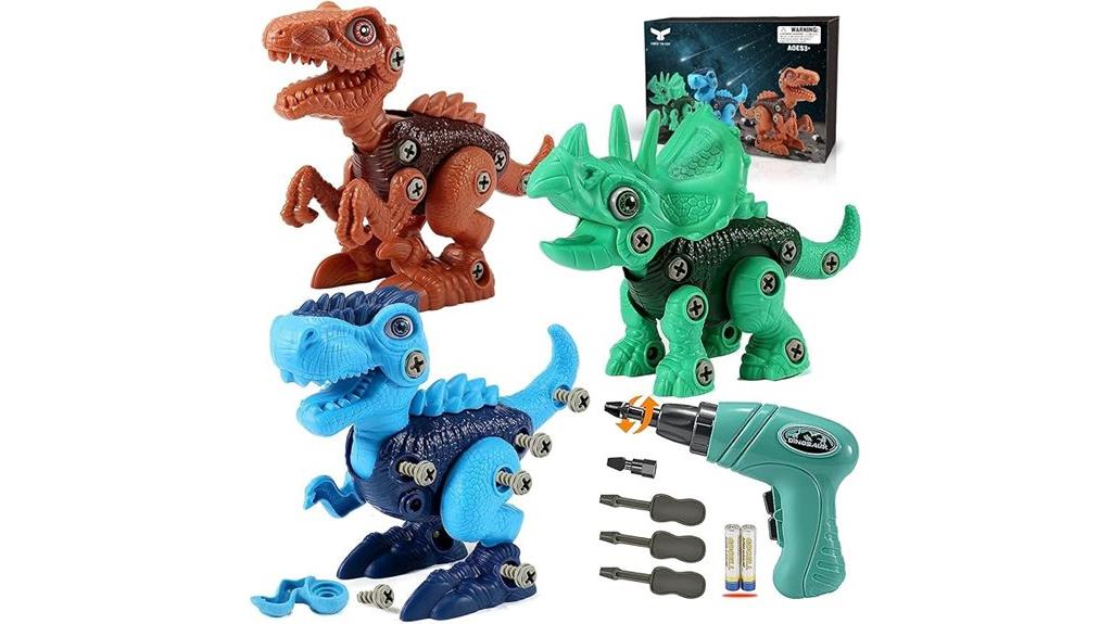 dinosaur stem construction kit