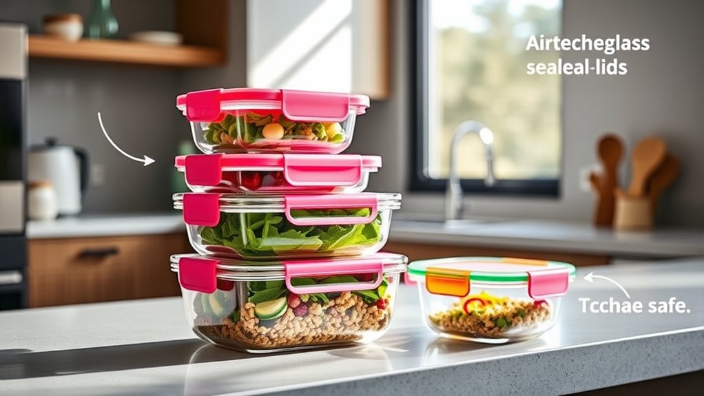 durable safe leak proof containers