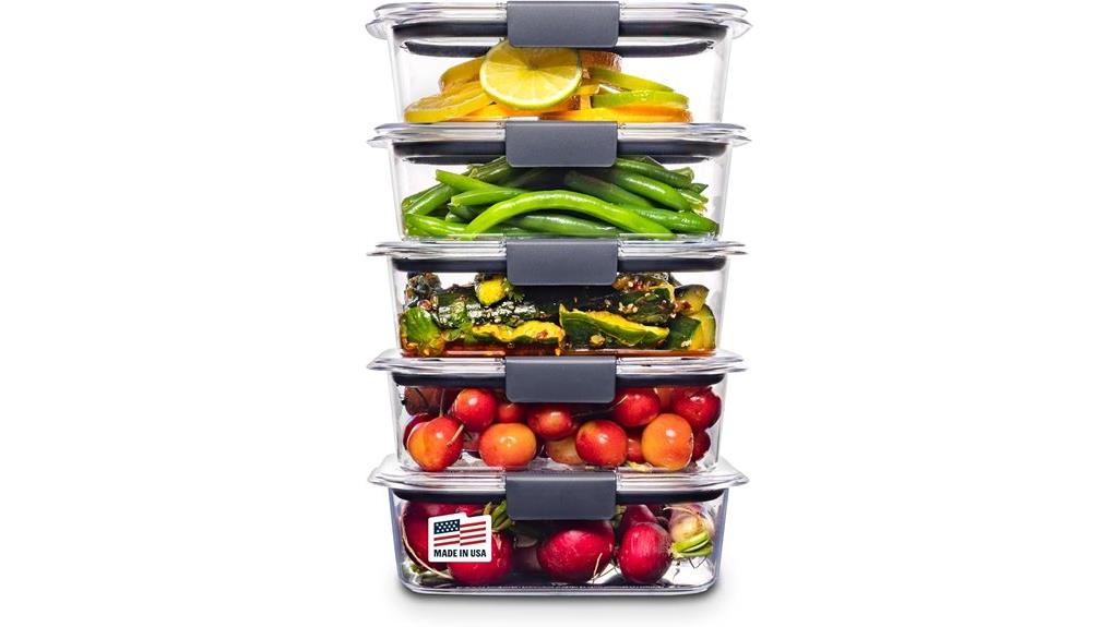 five piece storage container set