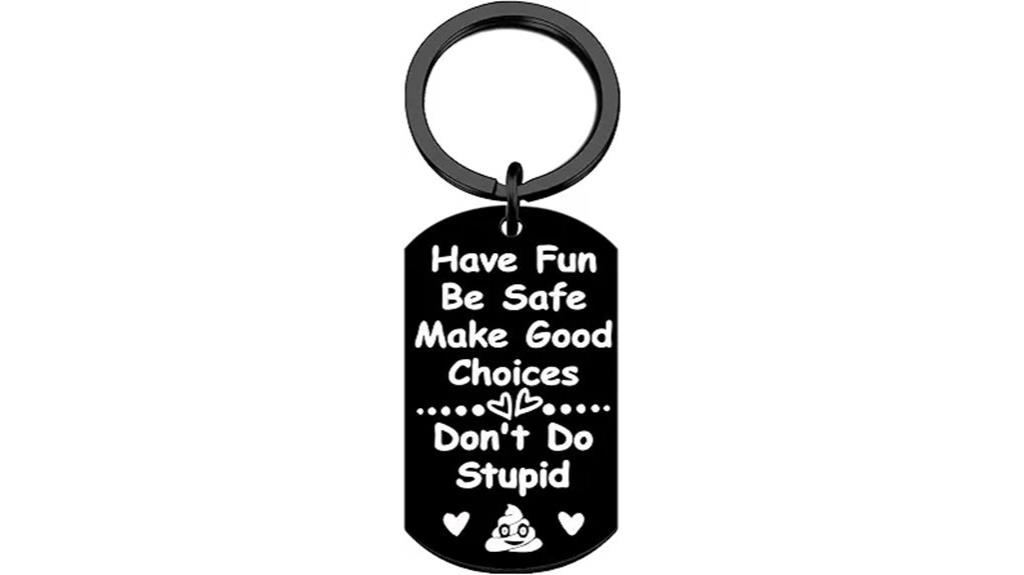 holiday gag keychain gift