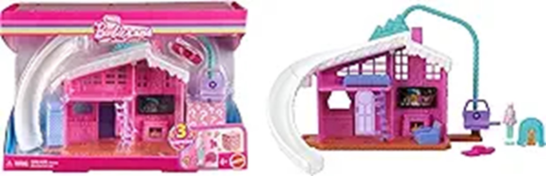 mini barbie land doll house