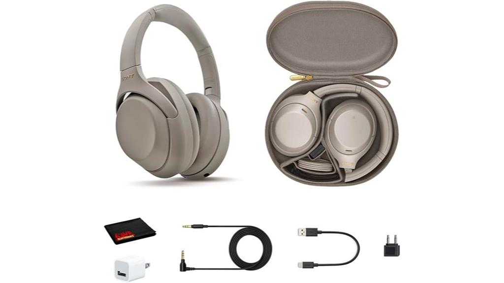 sony wh 1000xm4 silver bundle