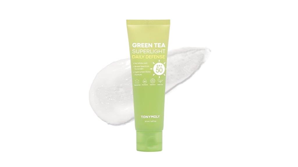 travel size green tea spf