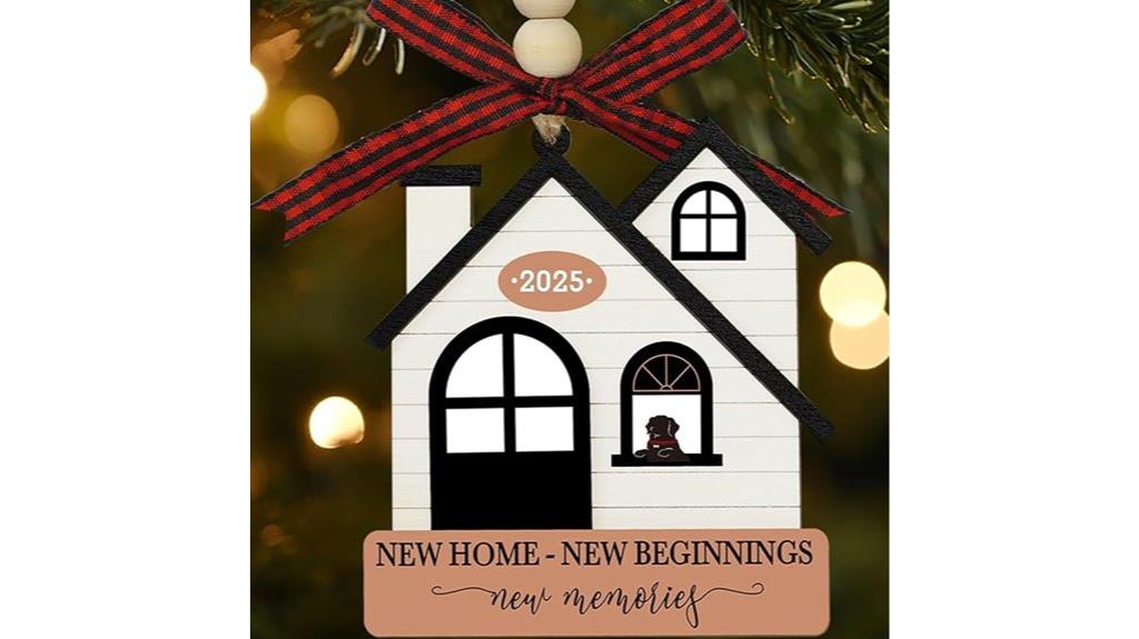 wooden housewarming gift ornament