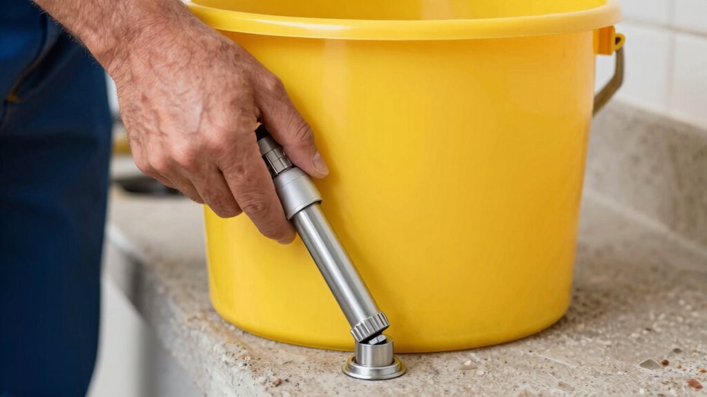 adjust bucket height for better suction