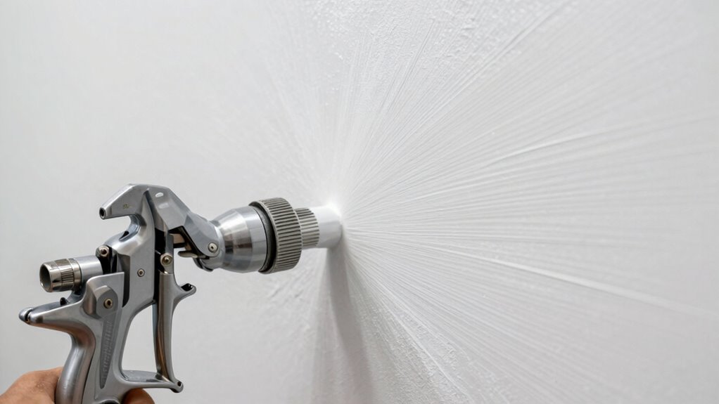 adjust gun angle and pressure