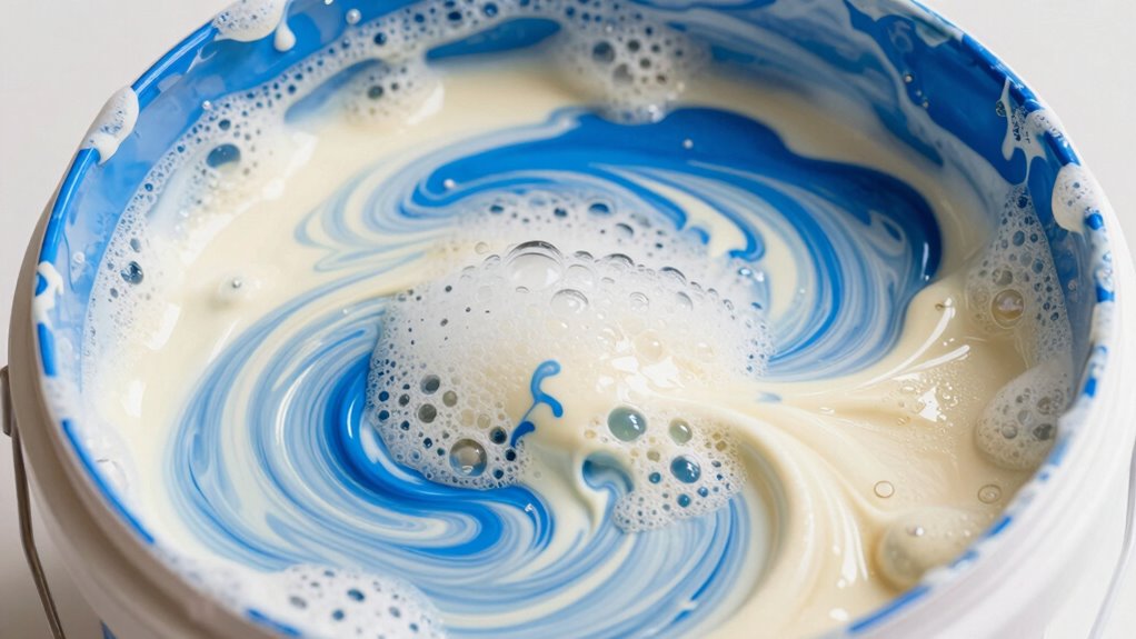 adjust mixing speed carefully