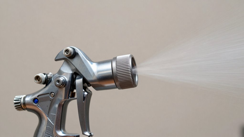 adjust spray gun settings