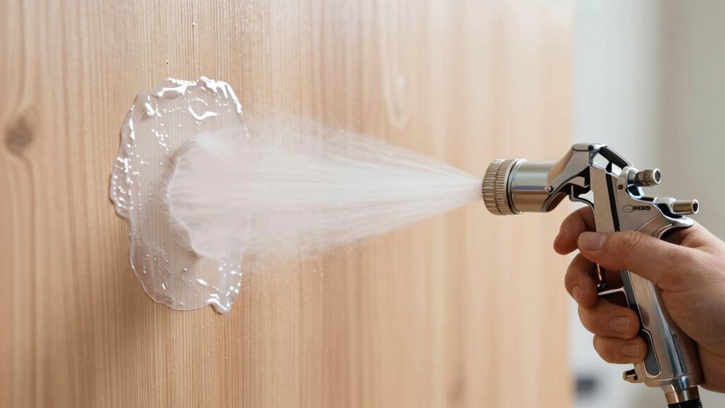 adjust spray paint distance