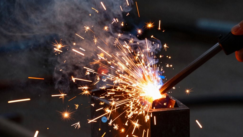 arc interruption causes spatter