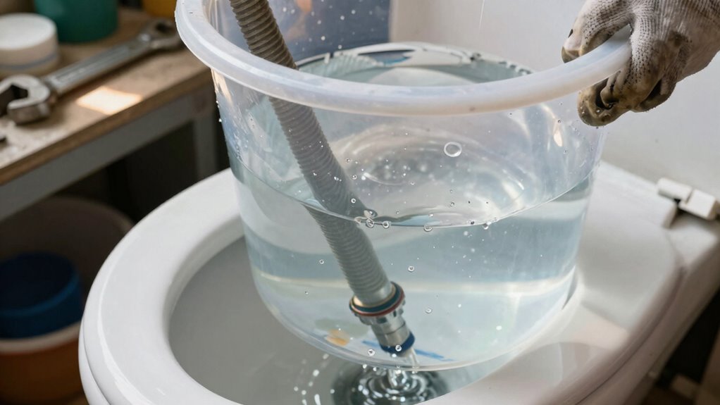 bucket flushing supplies needed