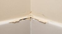 caulk cracks after spraying