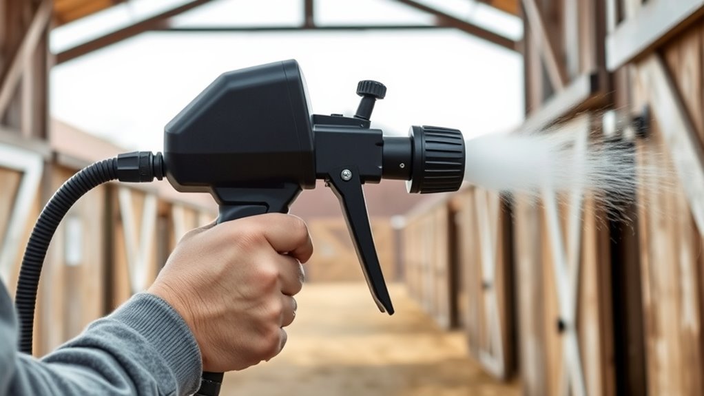 choosing the right barn sprayer