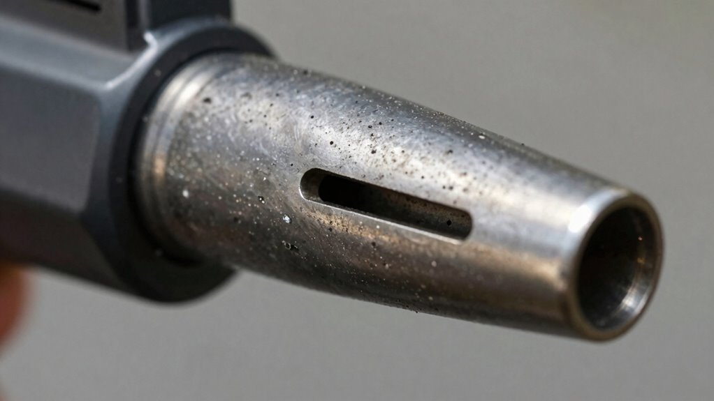 clogged gun filter symptom