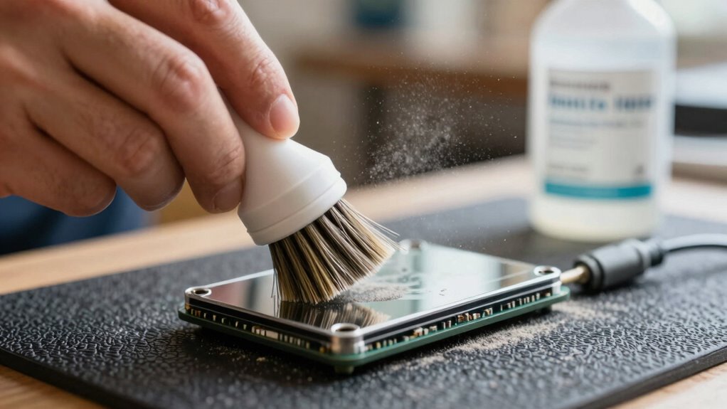 conductive materials prevent static buildup