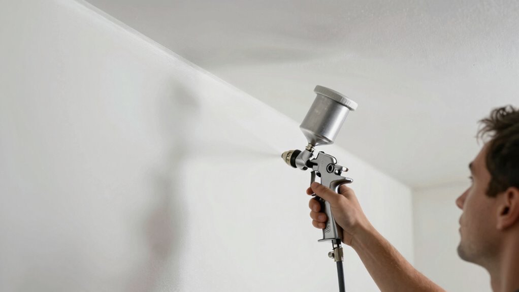 controlled corner spray technique