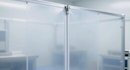 dust control with zipper doors