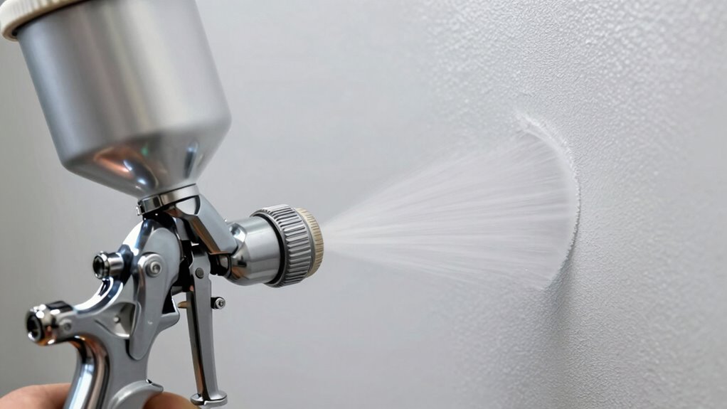 edge versus face spraying