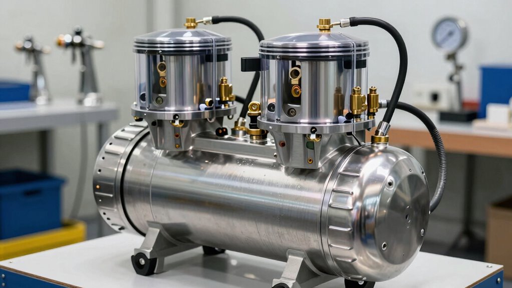 efficient two stage air compression