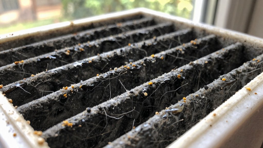 environmental buildup accelerates filter gunk