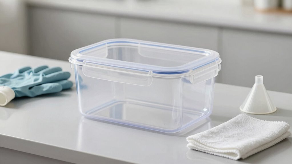 establish a debris free refill zone