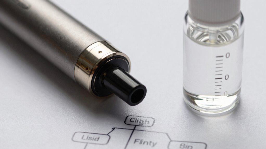 evaluate device and liquid