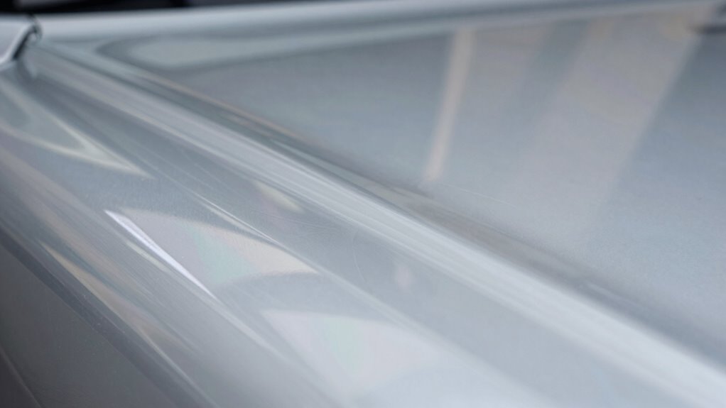 even light reflection indicates sufficient coverage