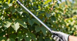 extended spray pole ergonomics