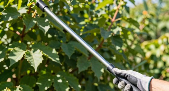 extended spray pole ergonomics