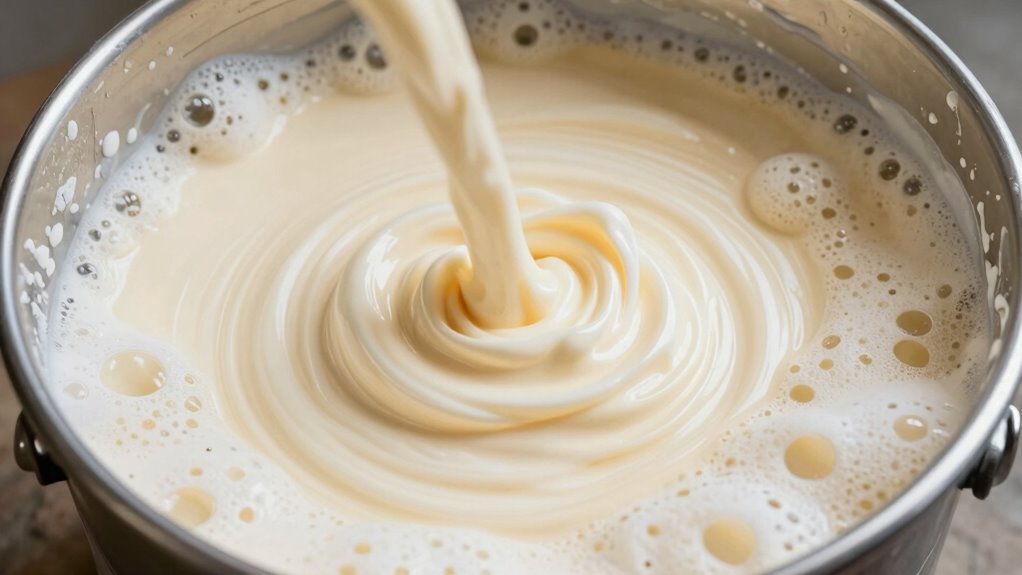 faster mixing increases foam