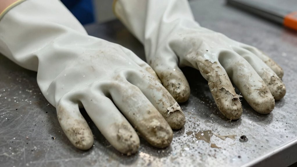 glove material chemical vulnerability