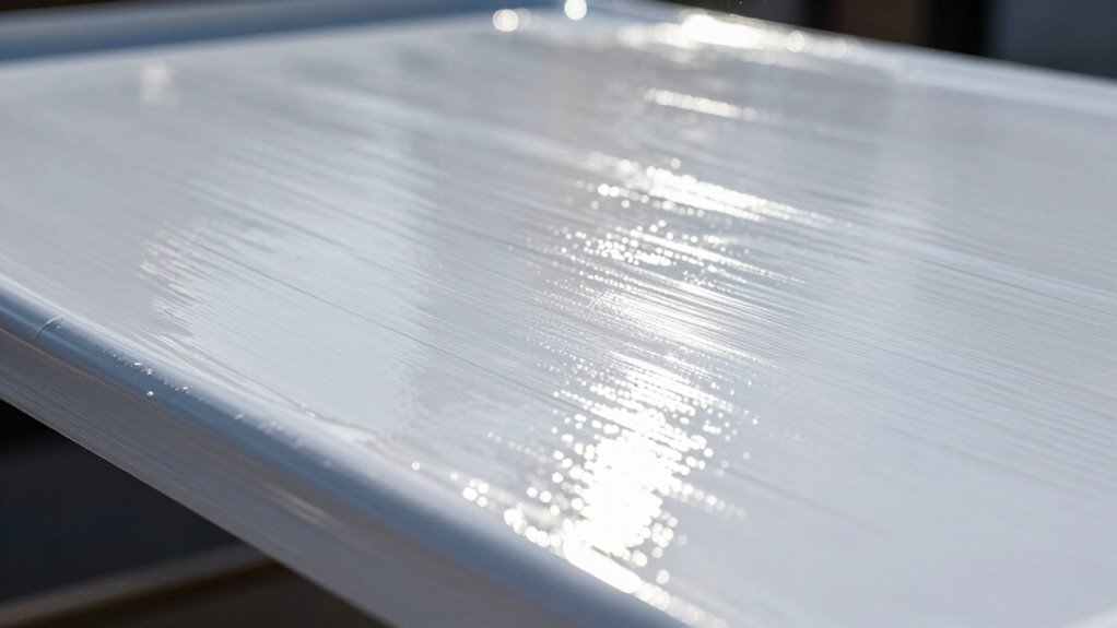 heat causes finish to dry