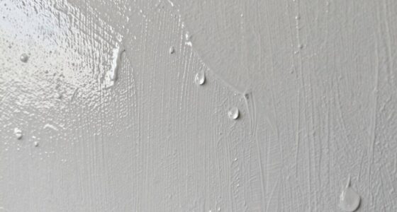 high humidity hinders paint leveling