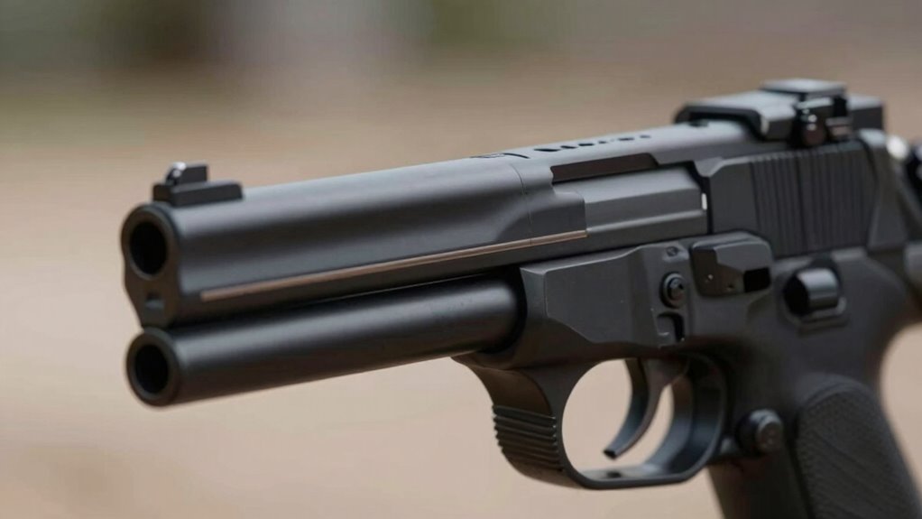 incorrect gun angle causing striping