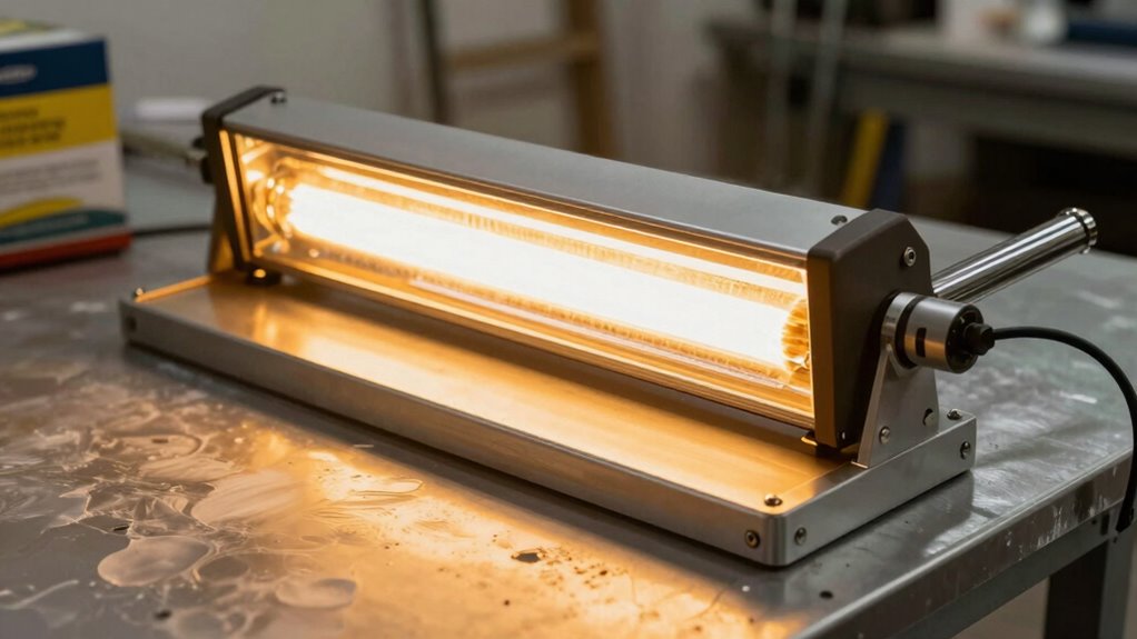 infrared curing lamp considerations