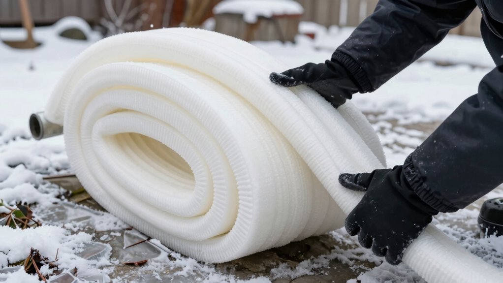 insulate hoses for winter