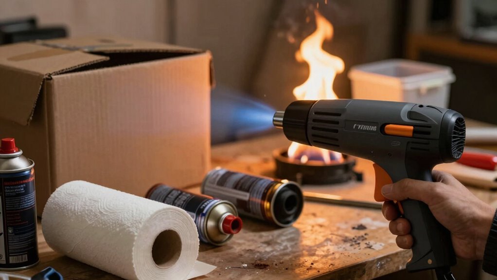 keep flammable items away