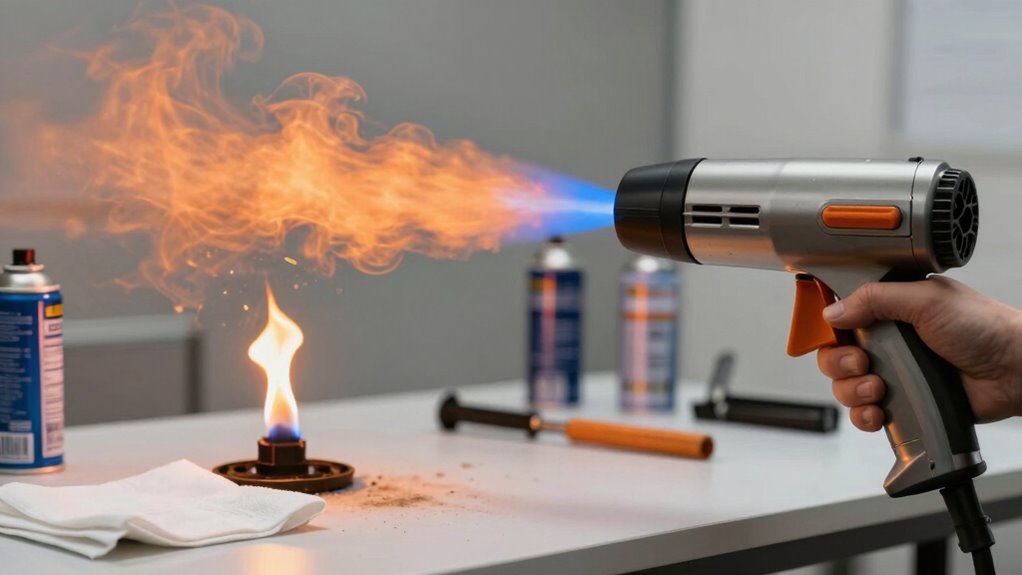 keep spray area free