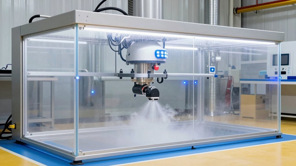 maintain negative pressure containment