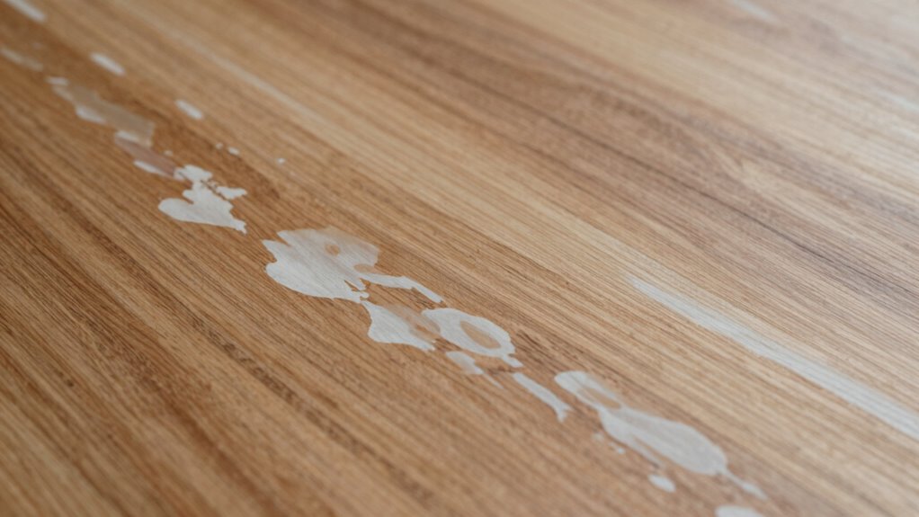 moisture causes finish clouding