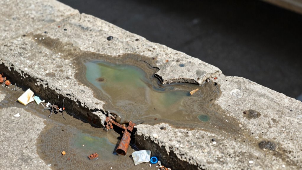 never rinse wastewater outdoors