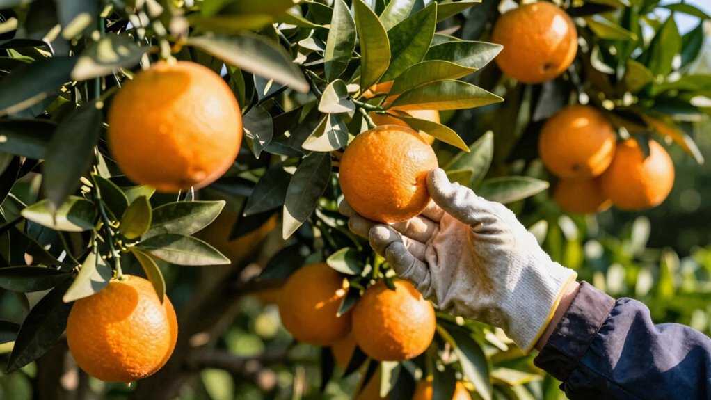 optimal orange thinning practices