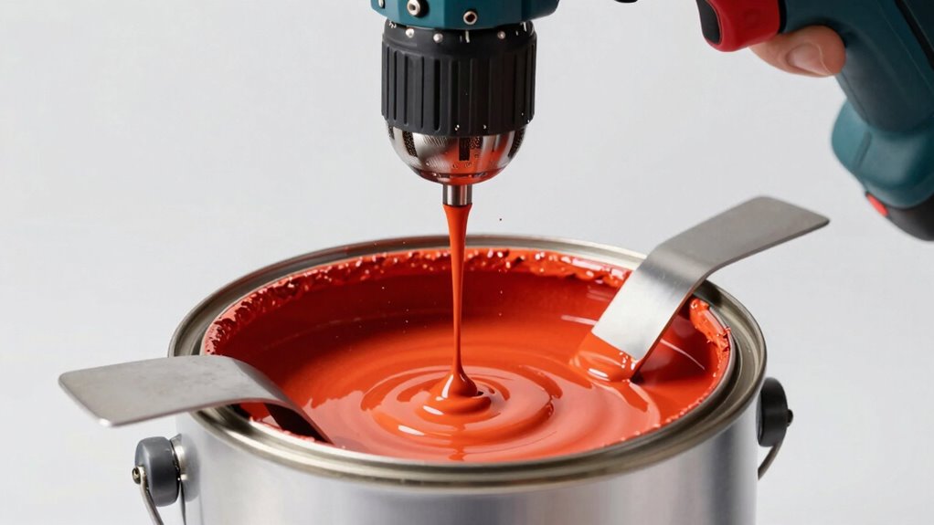 optimal paint mixing speed